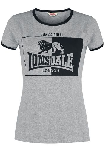 Lonsdale London - Uplyme - T-Shirt - Donna - grigio