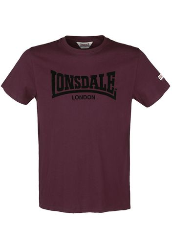 Lonsdale London - LL008 One - T-Shirt - Uomo - bordeaux