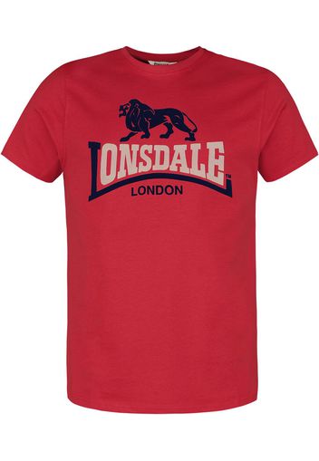 Lonsdale London - LUBCROY - T-Shirt - Uomo - rosso