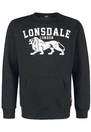 Lonsdale London - Kersbrook - Felpa - Uomo - nero