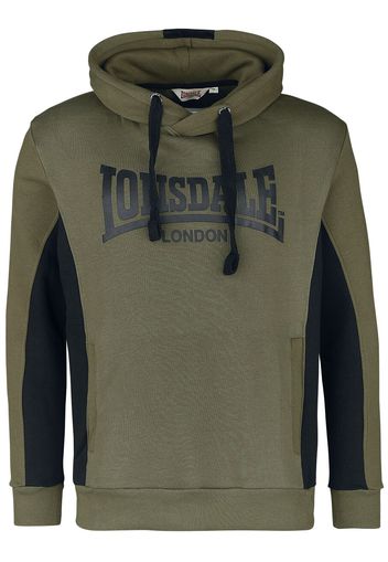 Lonsdale London - BALMULLO - Felpa con cappuccio - Uomo - verde oliva