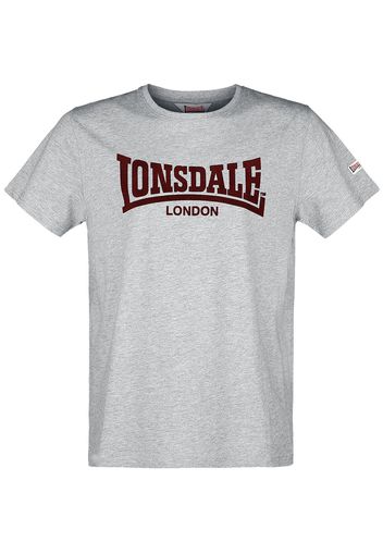 Lonsdale London - LL008 One - T-Shirt - Uomo - grigio