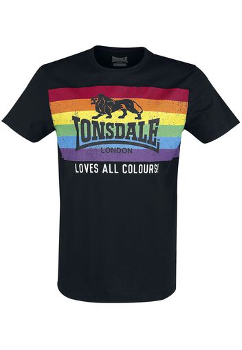 Lonsdale London - Marley - T-Shirt - Uomo - nero