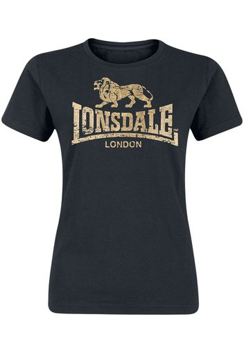 Lonsdale London - Bantry - T-Shirt - Donna - nero