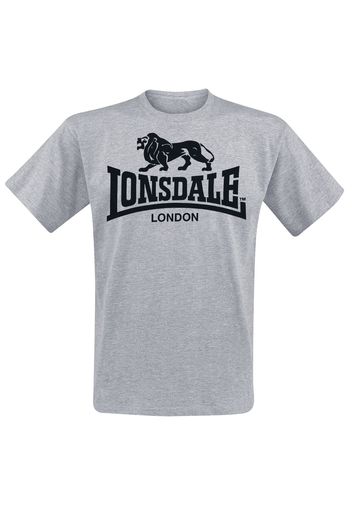 Lonsdale London - Logo - T-Shirt - Uomo - grigio