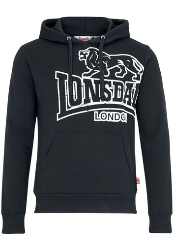 Lonsdale London - Tadley - Felpa con cappuccio - Uomo - nero