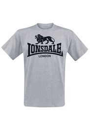 Lonsdale London - Logo - T-Shirt - Uomo - grigio