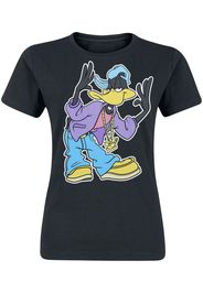 Looney Tunes - Daffy Duck - T-Shirt - Donna - nero