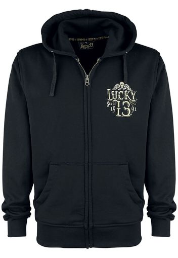 Lucky 13 - Dead Skull - Felpa jogging - Uomo - nero