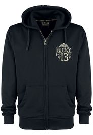 Lucky 13 - Dead Skull - Felpa jogging - Uomo - nero