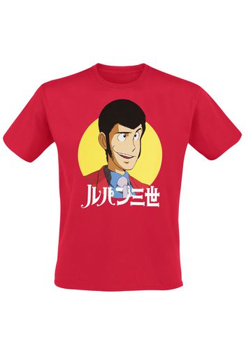 Lupin The 3rd - Arséne Lupin III - T-Shirt - Uomo - rosso