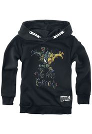 Marvel - Kids - Venomized Groot - Felpa con cappuccio - Unisex - nero