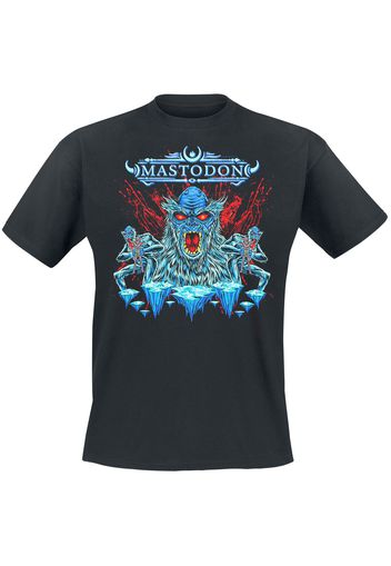 Mastodon - Sasquatch & Aliens Blood - T-Shirt - Uomo - nero