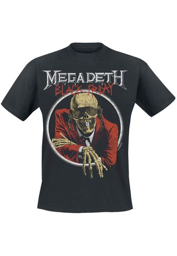 Megadeth - Black Friday Europe '87 - T-Shirt - Uomo - nero