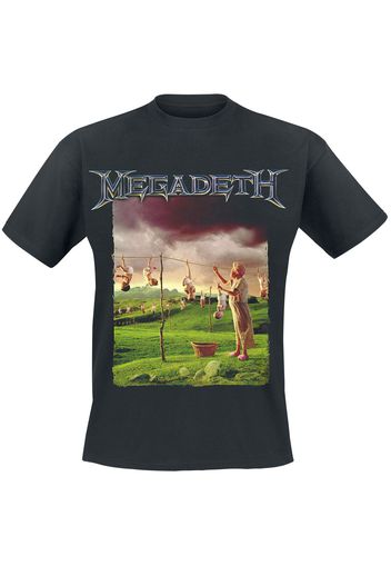 Megadeth - Youthanasia Tracklist - T-Shirt - Uomo - nero