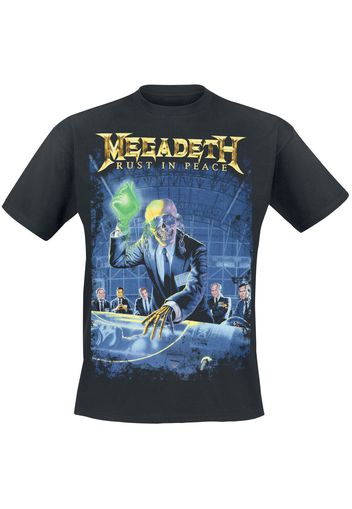 Megadeth - Rust in peace - T-Shirt - Uomo - nero