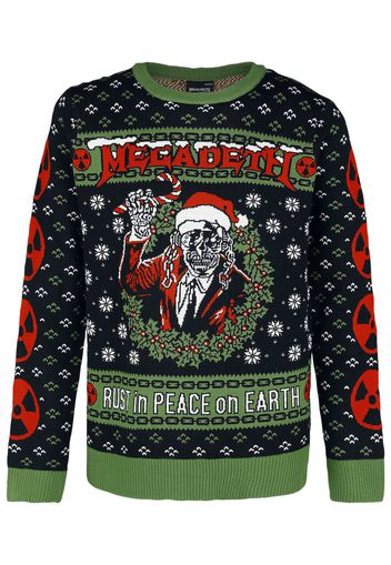 Megadeth - Holiday Sweater - Christmas jumper - Uomo - multicolore