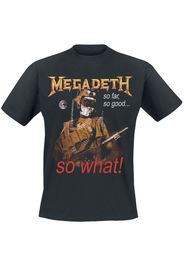 Megadeth - So What Vintage Tracklist - T-Shirt - Uomo - nero