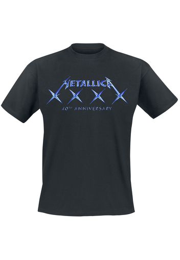 Metallica - 40 XXXX - T-Shirt - Uomo - nero