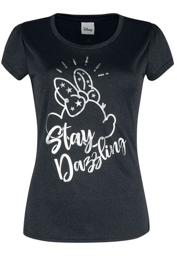 Mickey Mouse - Stay Dazzling - T-Shirt - Donna - nero