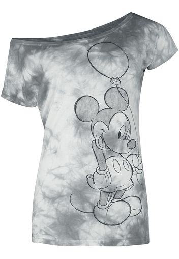 Minnie & Topolino - Baloon - T-Shirt - Donna - grigio