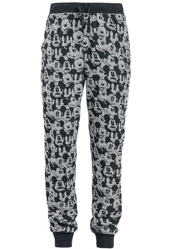 Minnie & Topolino - Face - Pantaloni pigiama - Donna - nero grigio
