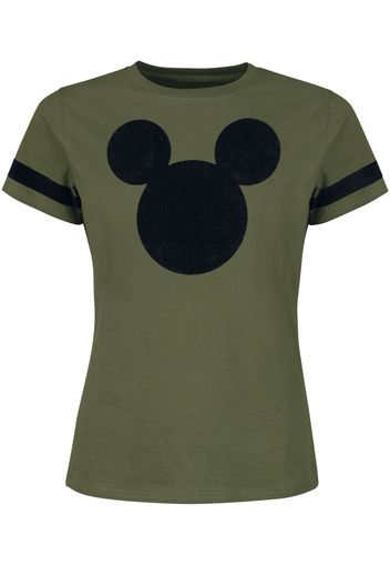 Minnie & Topolino - Mickey Mouse - T-Shirt - Donna - verde