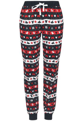 Minnie & Topolino - Xmas Mickey - Pantaloni pigiama - Donna - multicolore