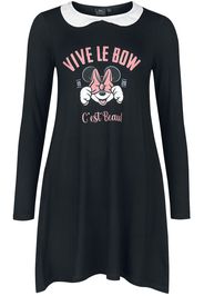 Minnie & Topolino - Vive Le Bow - Abito media lunghezza - Donna - nero