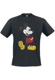 Minnie & Topolino - Vintage Mickey - T-Shirt - Uomo - nero