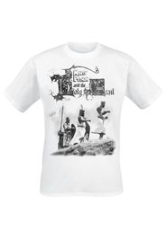 Monty Python - Holy Grail Knight Riders - T-Shirt - Uomo - bianco