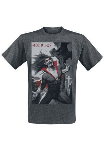 Morbius - Poster - T-Shirt - Uomo - grigio sport