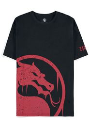 Mortal Kombat - Dragon Logo - T-Shirt - Uomo - nero