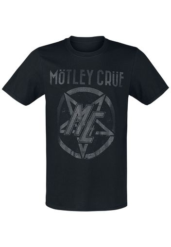 Mötley Crüe - MC Pentragram - T-Shirt - Uomo - nero