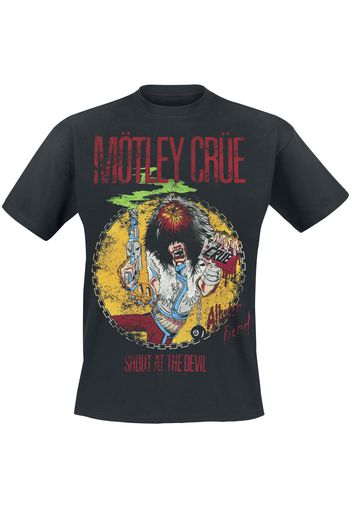 Mötley Crüe - Shout At The Devil - T-Shirt - Uomo - nero