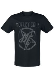 Mötley Crüe - MC Pentragram - T-Shirt - Uomo - nero