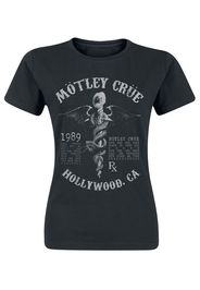 Mötley Crüe - Faded Feel Good Lyrics - T-Shirt - Donna - nero