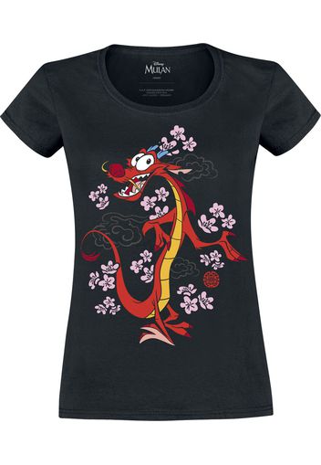 Mulan - Mushu - T-Shirt - Donna - nero