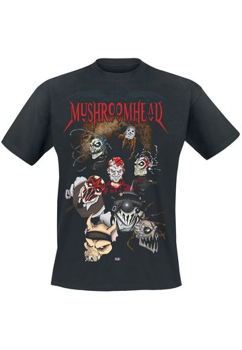 Mushroomhead - Anime Tour - T-Shirt - Uomo - nero