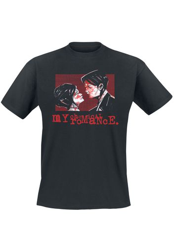 My Chemical Romance - Faces - T-Shirt - Uomo - nero