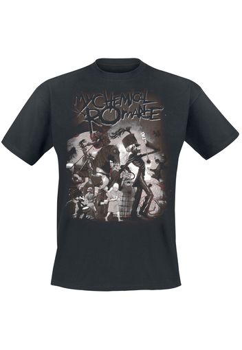 My Chemical Romance - On Parade - T-Shirt - Uomo - nero