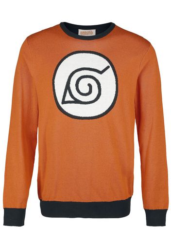 Naruto - Konoha - Christmas jumper - Uomo - arancione