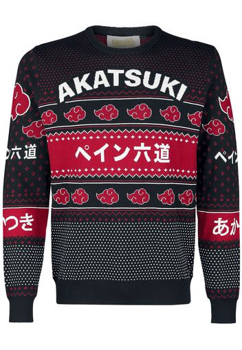 Naruto - Akatsuki - Christmas jumper - Uomo - nero