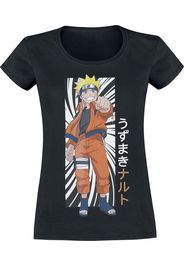 Naruto - Uzumaki - T-Shirt - Donna - nero