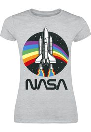 NASA - Rainbow - T-Shirt - Donna - grigio