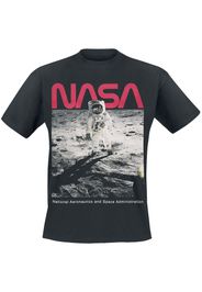 NASA - Aldrin - T-Shirt - Uomo - nero