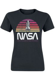 NASA - Sunset - T-Shirt - Donna - nero