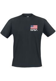 NASA - Flag - T-Shirt - Uomo - nero