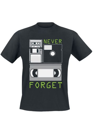 Never Forget -  - T-Shirt - Uomo - nero