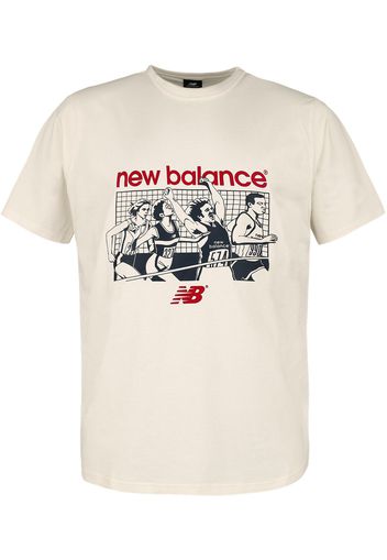 New Balance - NB Athletics 90's Graphic T-Shirt - T-Shirt - Uomo - beige